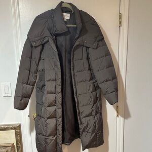 Cole Haan Women's Dark Gray Puffer Coat